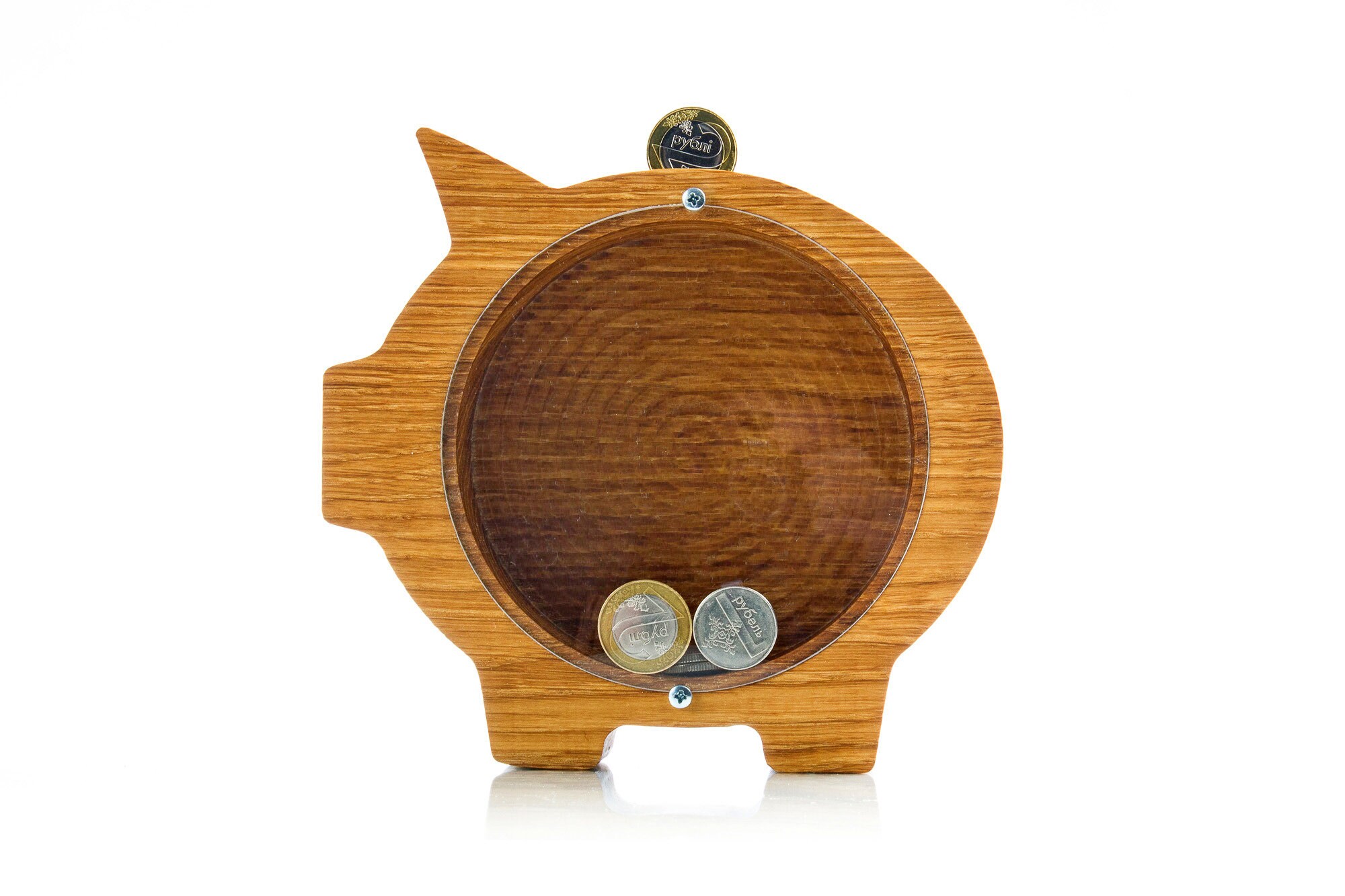 Wooden piggy bank for boys and girls Personalized coin bank Etsy