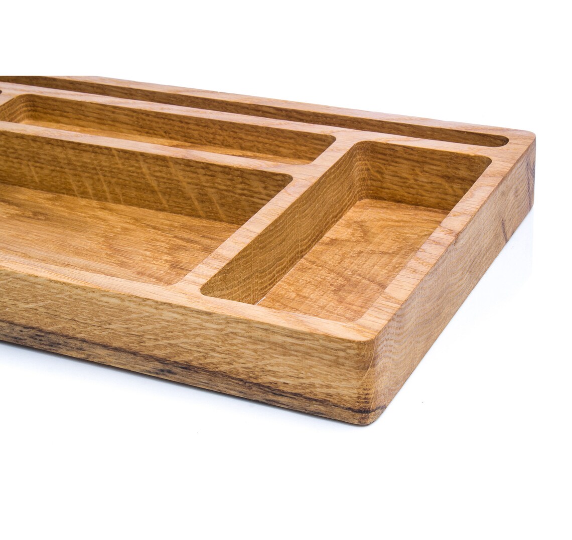 Desk organizer Wood tray Office desk accessories for men Cell Etsy
