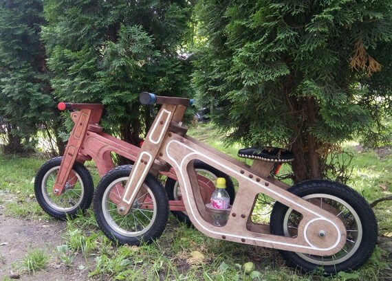 wooden run bike