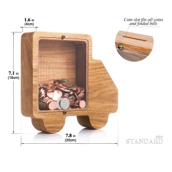 Timber money box Timber money box