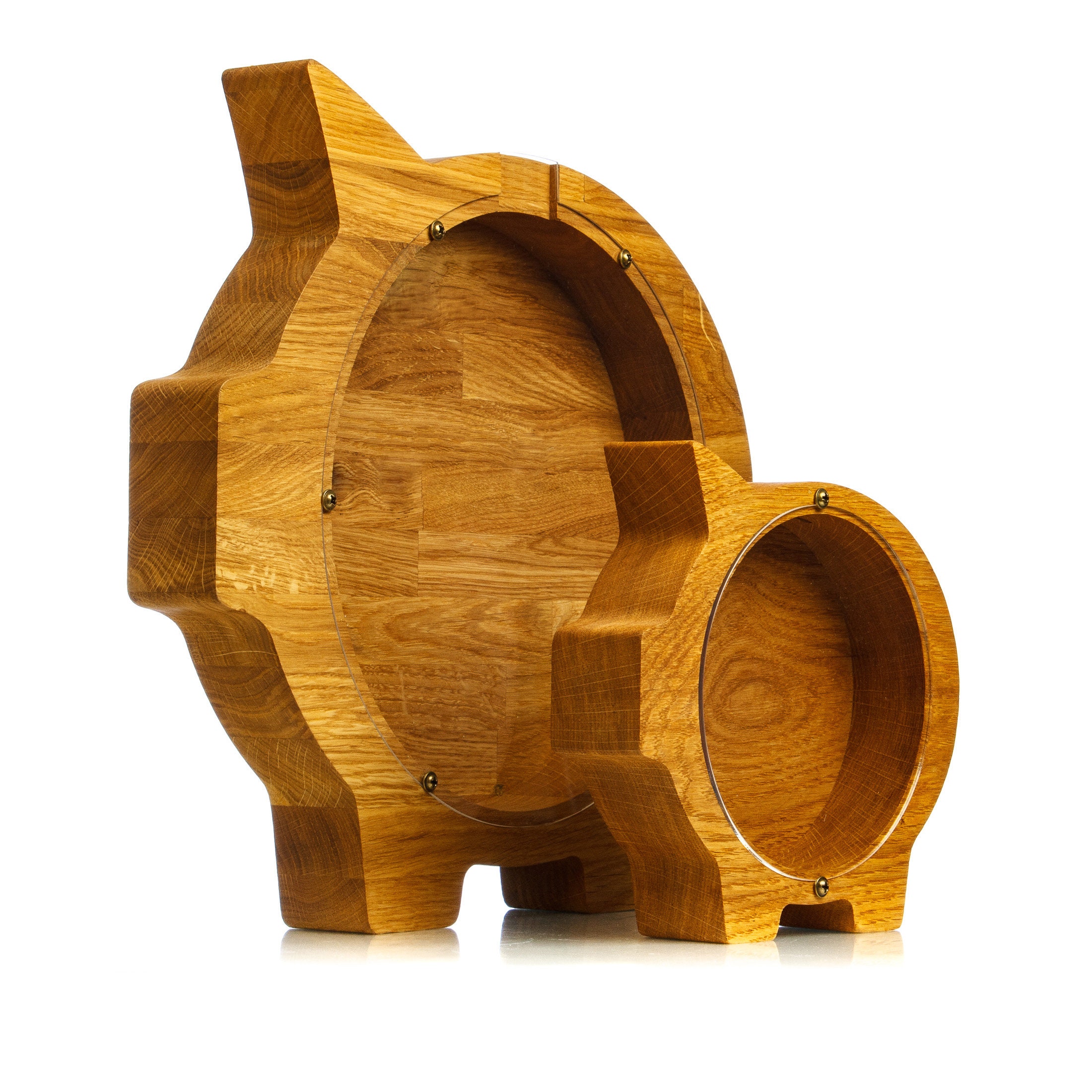 Wooden piggy bank for boys and girls Personalized coin bank Etsy