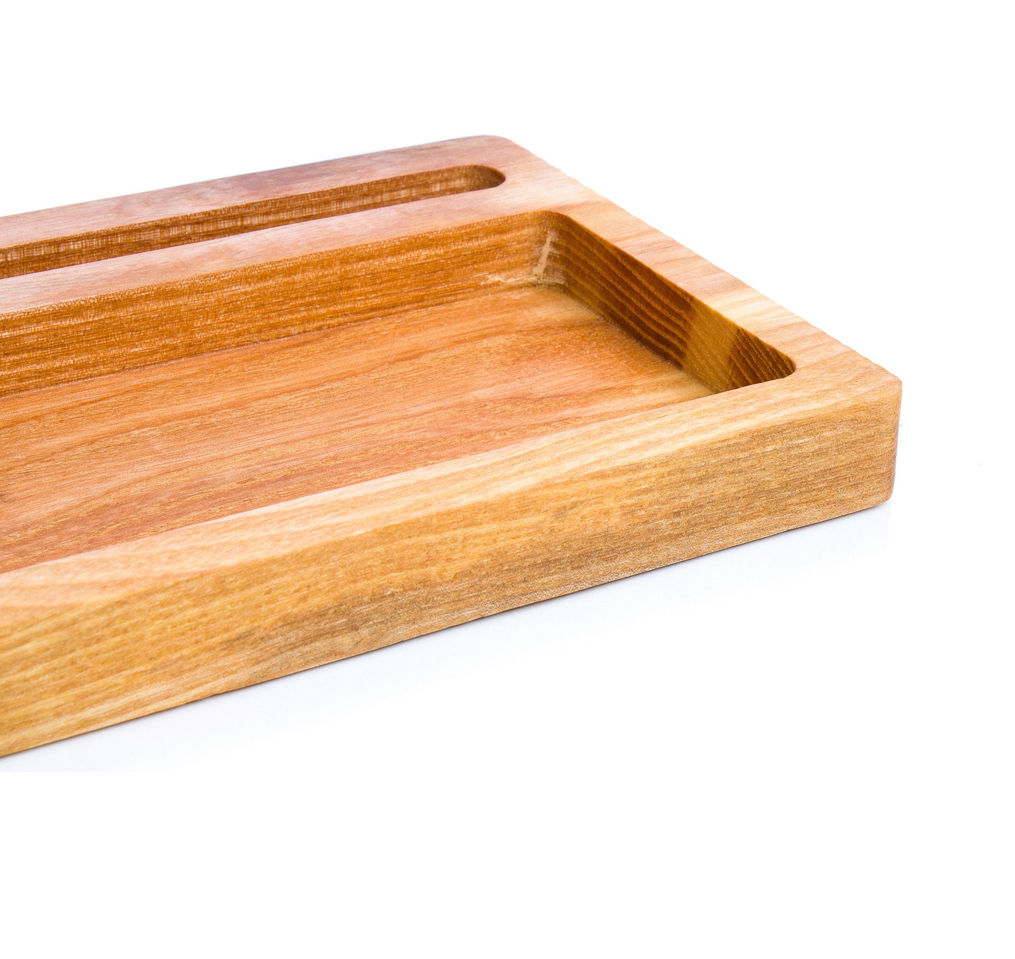 Desk Organizer Catchall Tray iPad and iPhone Stand Kitchen Tablet