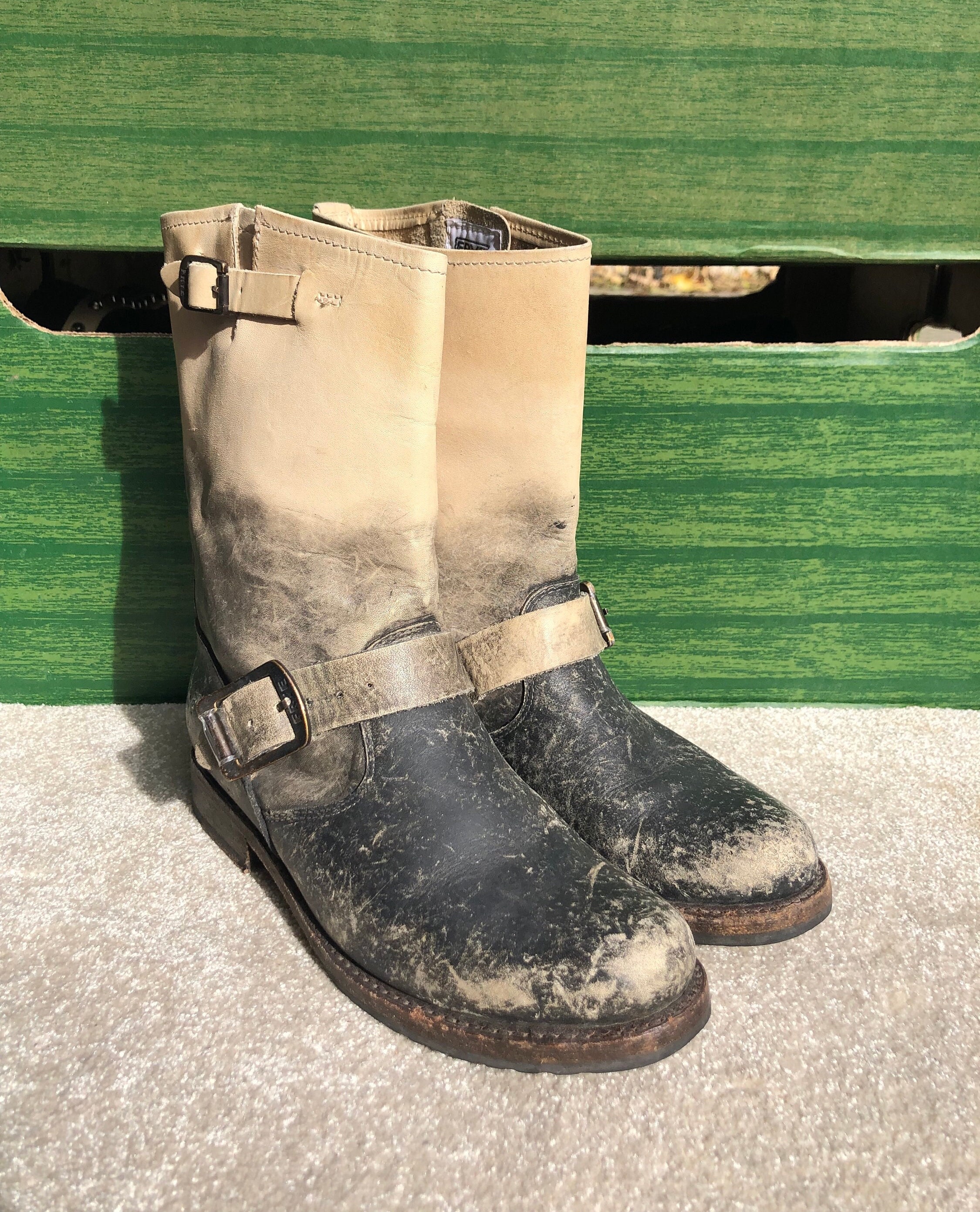 Frye biker hot sale
