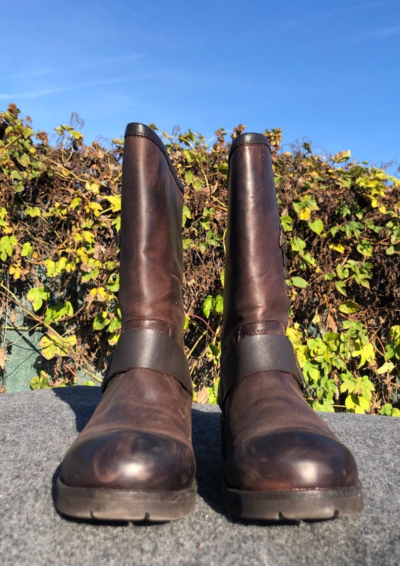 Koah 39 Boots Rock Rocket Studded Leather - Etsy