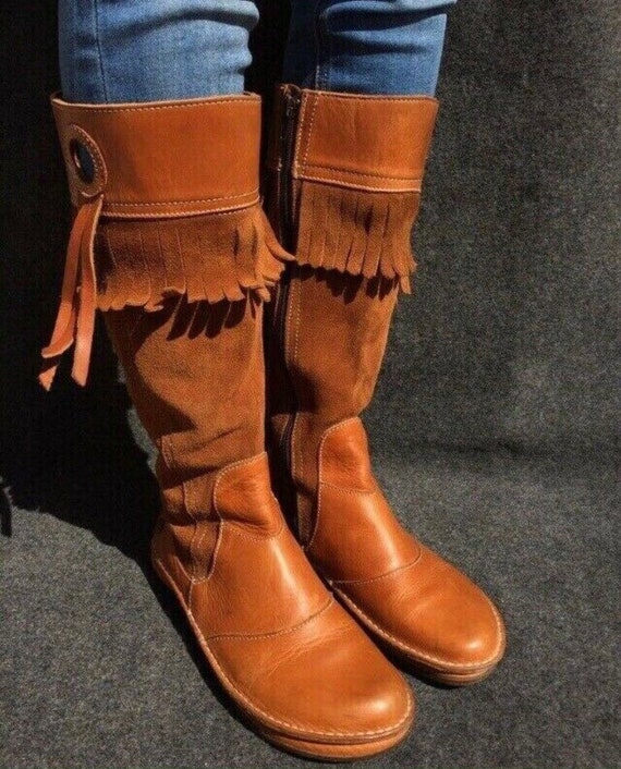 El Naturalista 39 Boots Flat Knee High Women Fema… - image 3