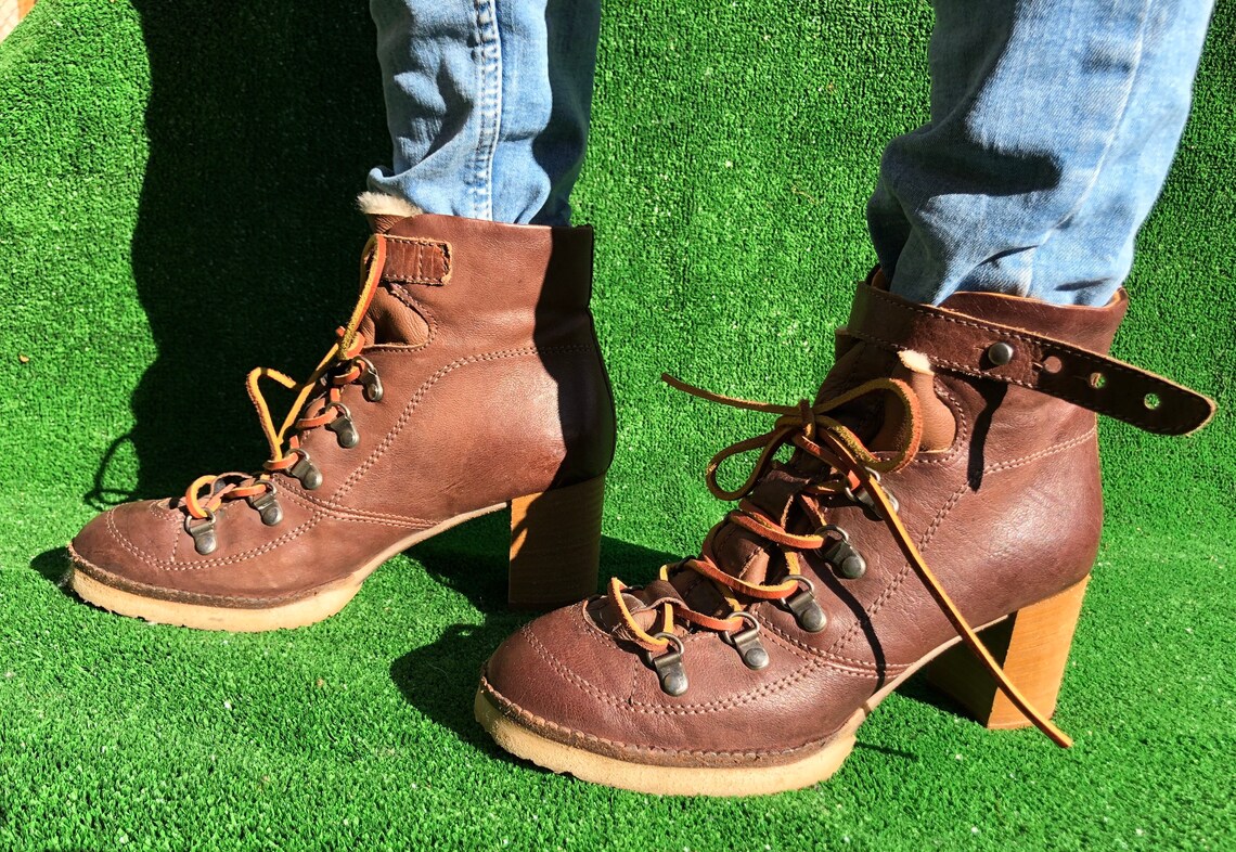 Airstep AS 98 Boots Brown Leather Sheep Skin EU 39 Etsy