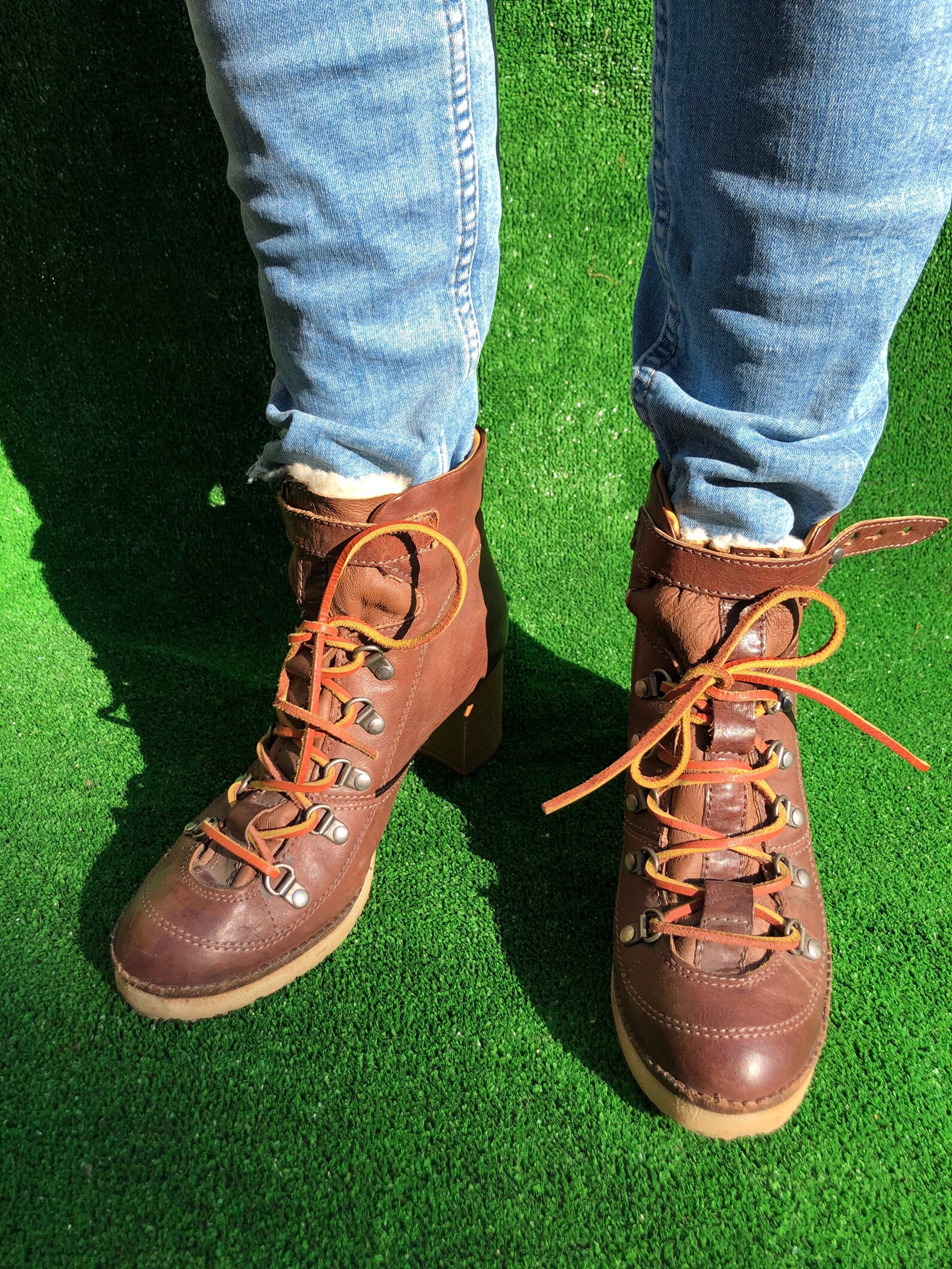 Airstep AS 98 Boots Brown Leather Sheep Skin EU 39 Etsy