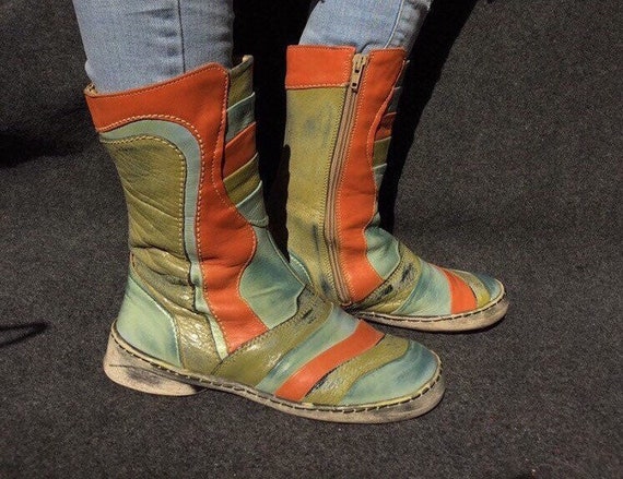 colourful boots