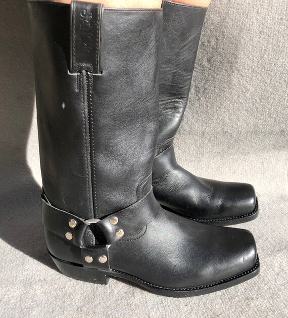 Cowboy biker boots ladies cheap