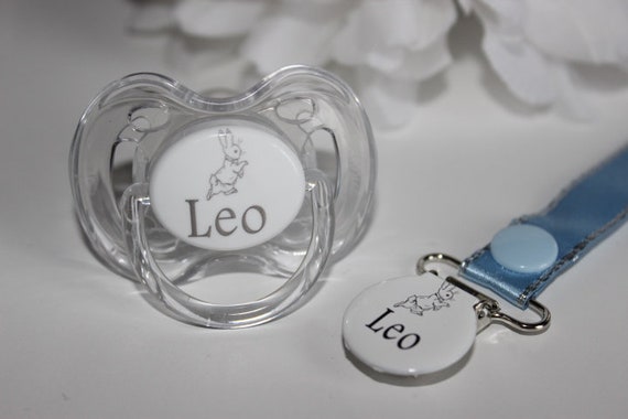 DUMMY PERSONALISED *CHERRY TEAT* *CAN BE STERILISED* SOOTHER PACIFIER DUMMY