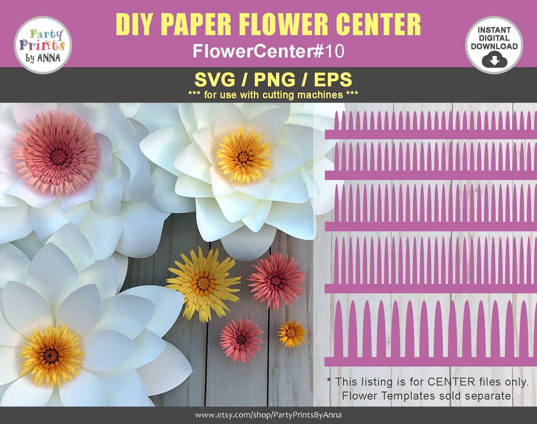 Free Free 92 Paper Flower Center Svg Free SVG PNG EPS DXF File