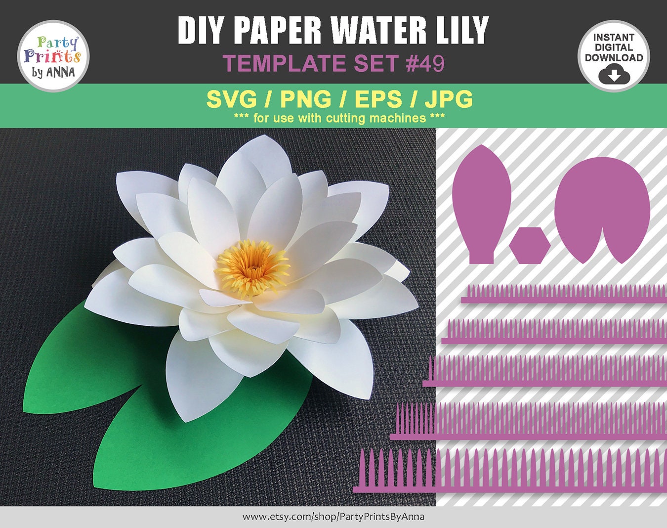 Miniature Flowers: DIGITAL DOWNLOAD DIY CRAFT PROJECT, SVG PDF TEMPLATES —  Amanda McGee Designs