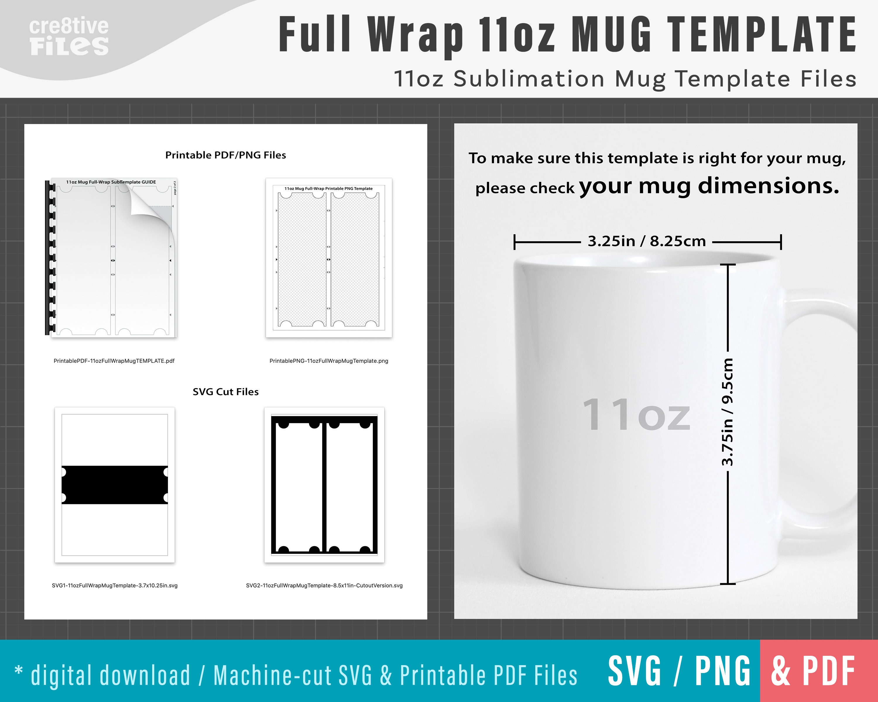  Sublimation Mug Templates Free Download 