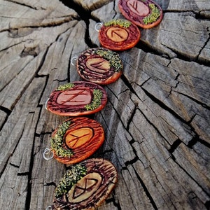 Runes Pendant, Viking Pendant, Viking Jewelry, Fehu pendant, Teiwaz pendant, Hagalaz pendant, Ansuz pendant, Unisex Runes Pendant, Celtic,