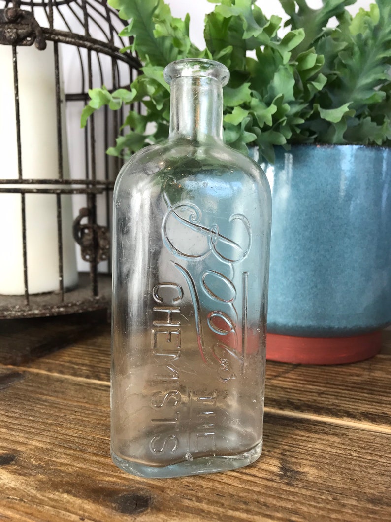 Boots the Chemist Antique Bottles Etsy