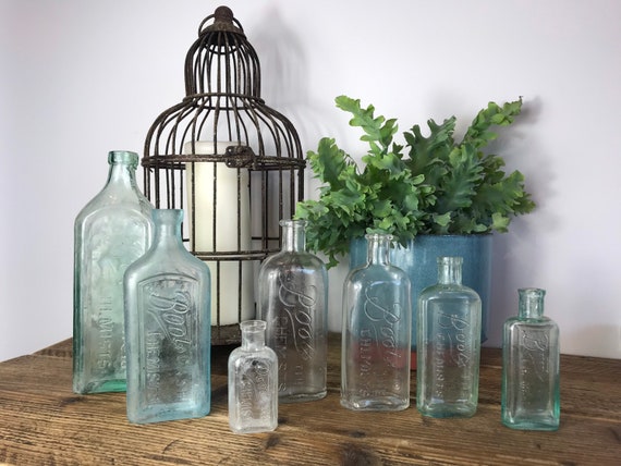 Boots the Chemist Antique Bottles Etsy