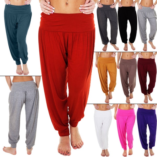 Frauen Boho Strand Hose Harem Hippy Knöchel Manschette Hosen für Yoga