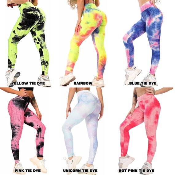 Womens Scrunch Butt Leggings High Waist Yoga Pants Anti Cellulite