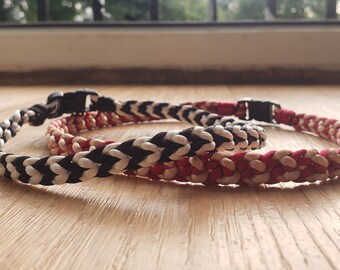 Choker - Choker Halskette - Choker Halsband - Buntes Choker - Kordel Choker - Halskette - Halsband - Halsband