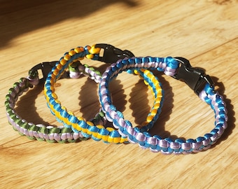 Customized Bracelet - Macrame Bracelet - Bracelet for Women - Cord Bracelet - Flat Bracelet- Colorful Bracelet - Bracelet for Kid
