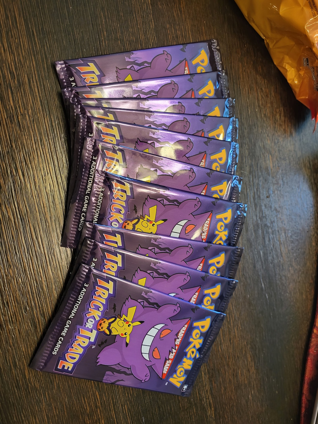 Pokemon Halloween Booster Trading Cards. 10 Packs With 3 Cards Etsy