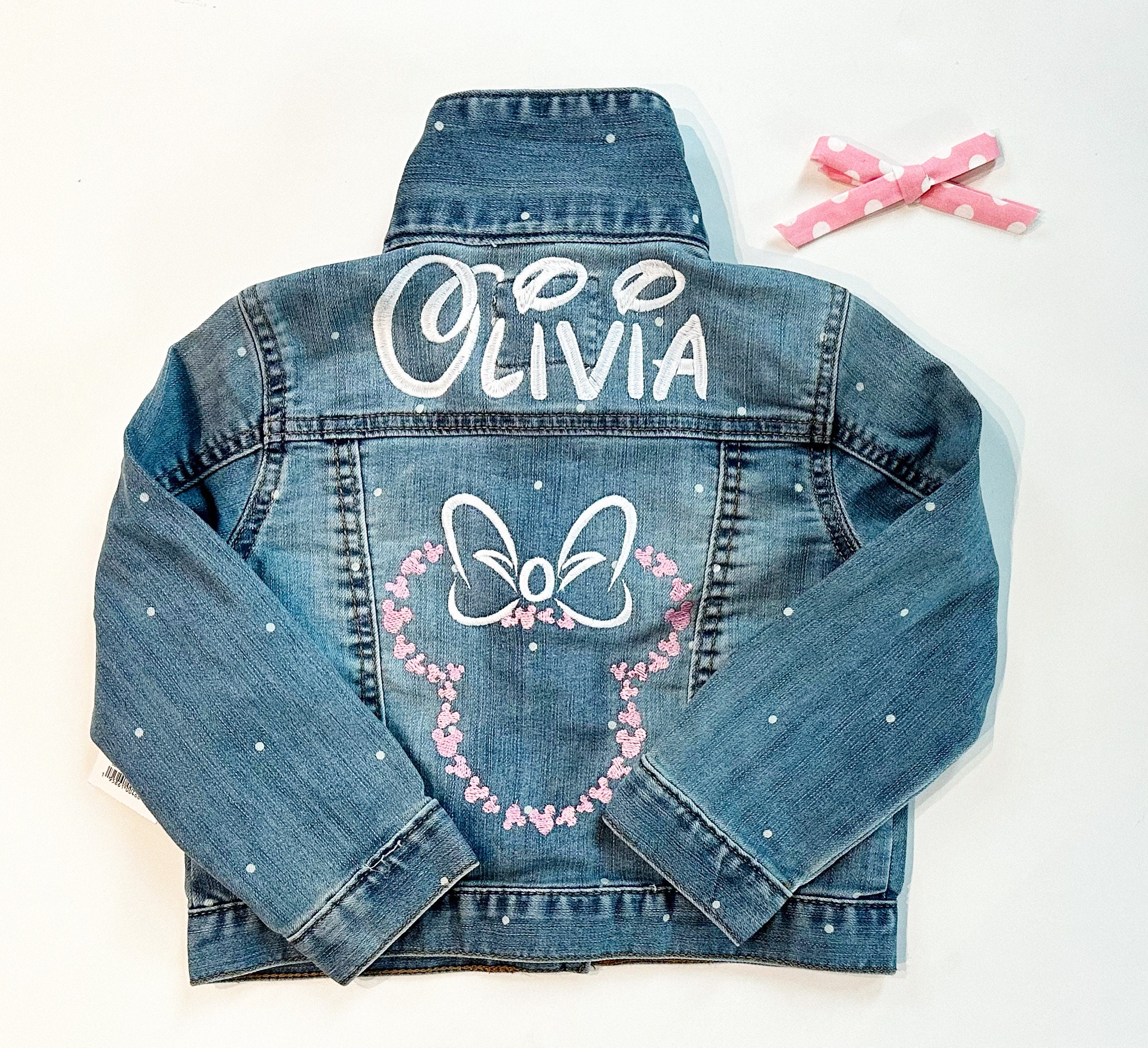Personalized Jean Jacket, Girls Jean Jacket, Baby/toddler Jean Jacket
