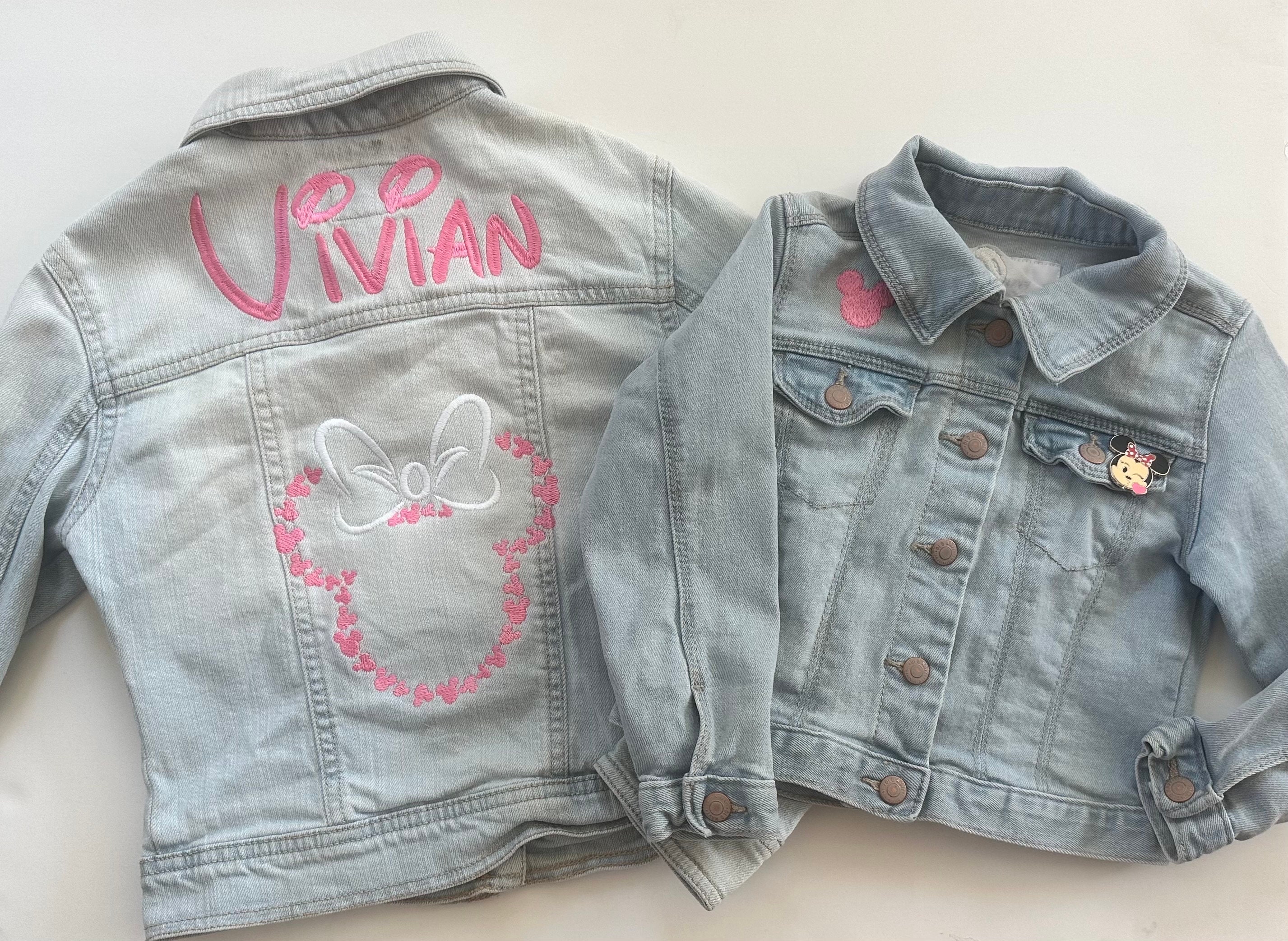 Personalized Jean Jacket, Girls Jean Jacket, Baby/toddler Jean Jacket