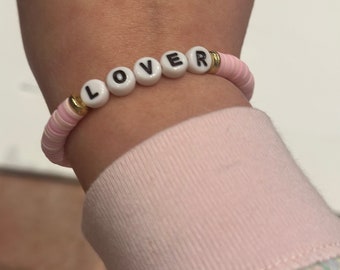 LOVER T-Swift friendship bracelet, kids and small women’s size