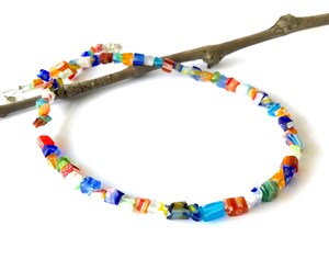 Collier Ras-de-cou Ethnique Avec Perles Tribales - Bijou Coloré Pour Occasions Spéciales