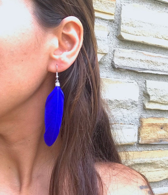 Boho Royal feathered earrings Boho Royal feathered earrings