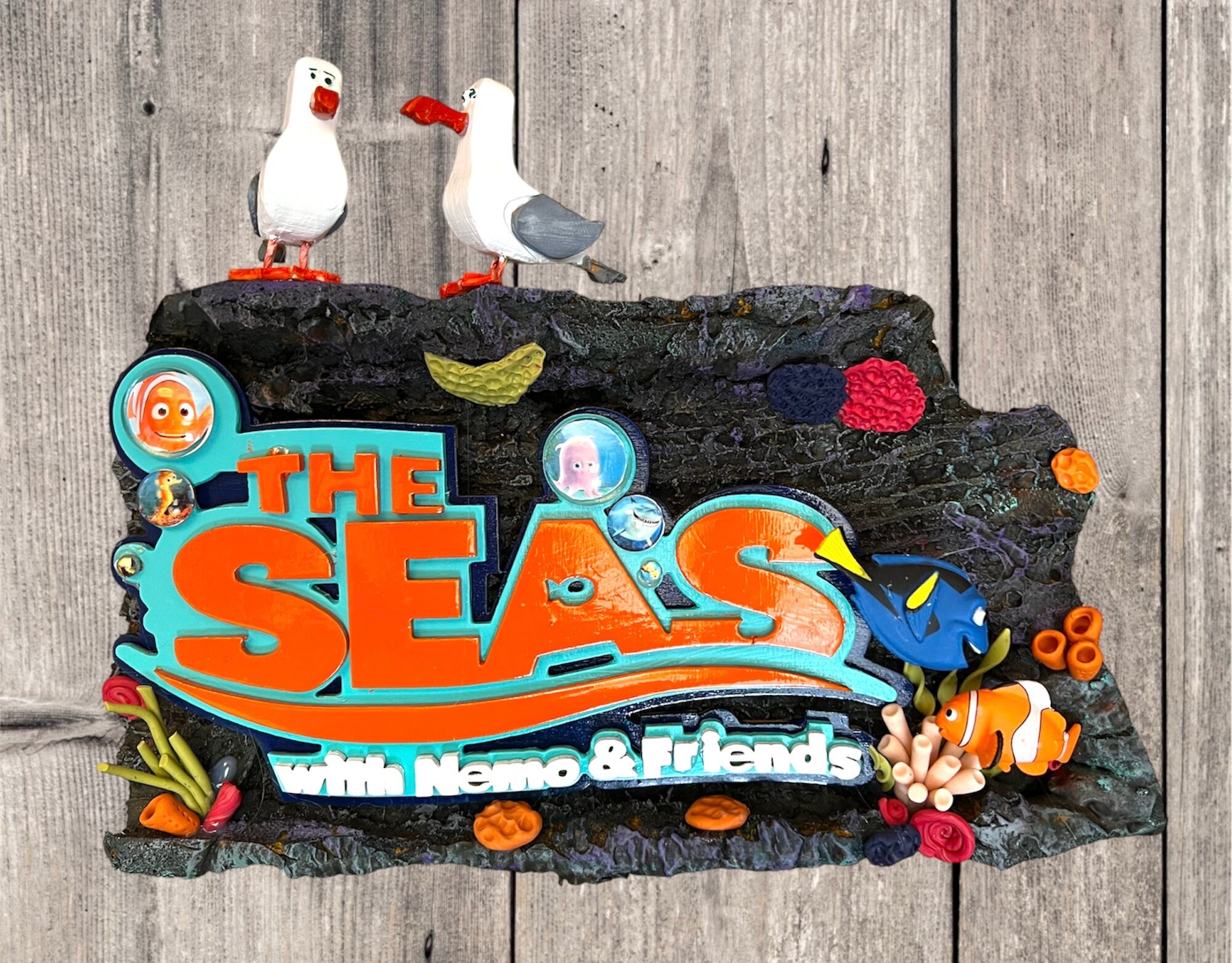 Epcot Ride Signs The Seas Epcot Ride Replica Sign - Etsy UK