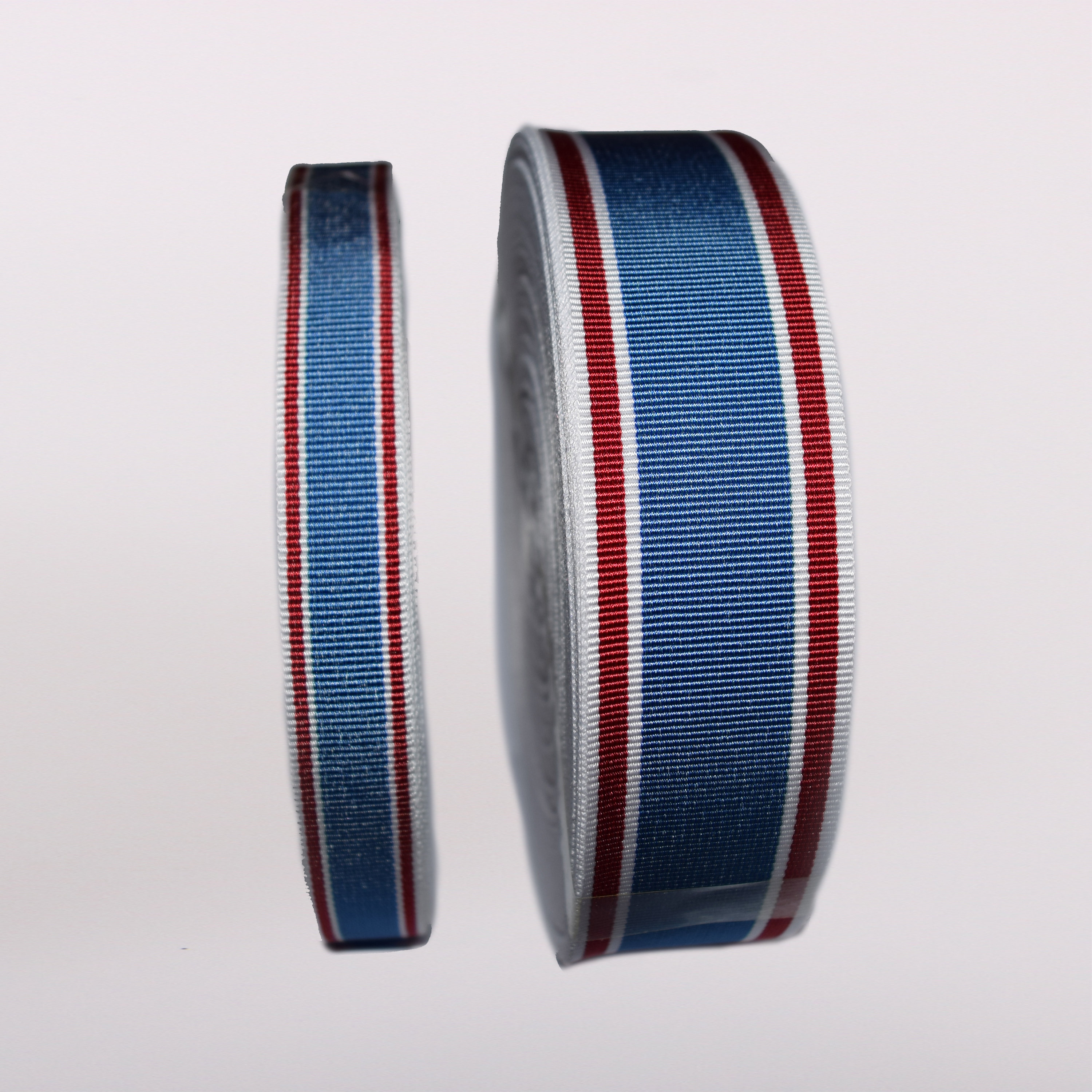 Military Medal Ribbons, Full Size 32 Mm Width and Miniature 16 Mm Width