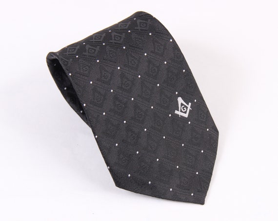 Black Craft Tie - Masonic Supplies Black Craft Tie Masonic Tie