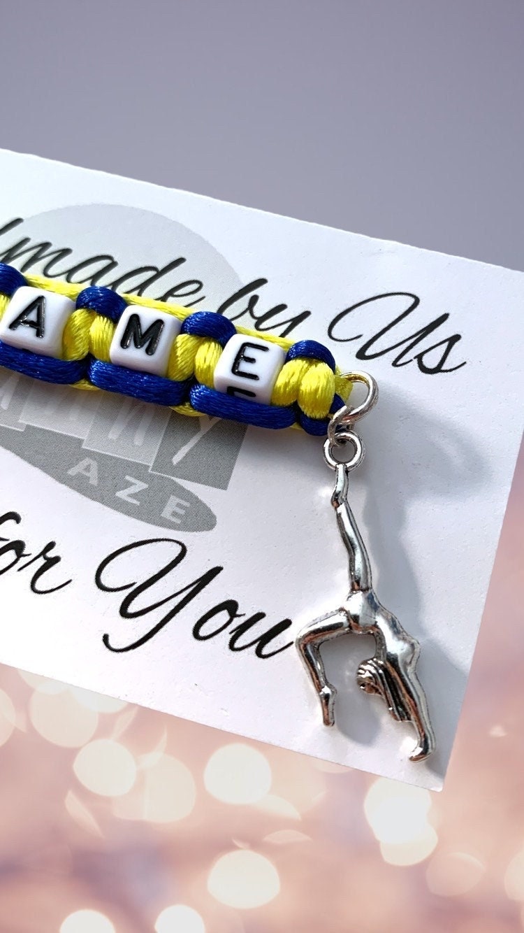 Personalised Gymnast Bag Tag Gymnastics Team Gift Ideas Etsy UK
