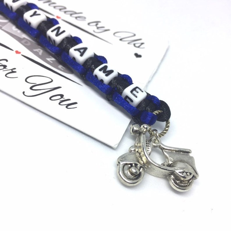 Personalised Scooter Bag Tag Vespa Gift Ideas Custom Name Etsy