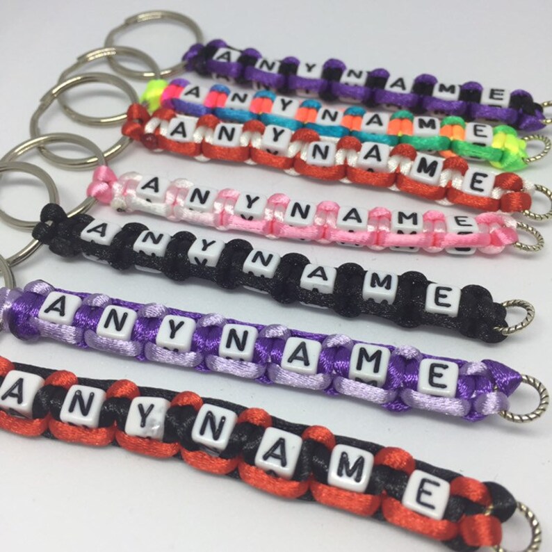 Custom Name Keyring Custom Key Fob Personalised Key Fob Etsy UK
