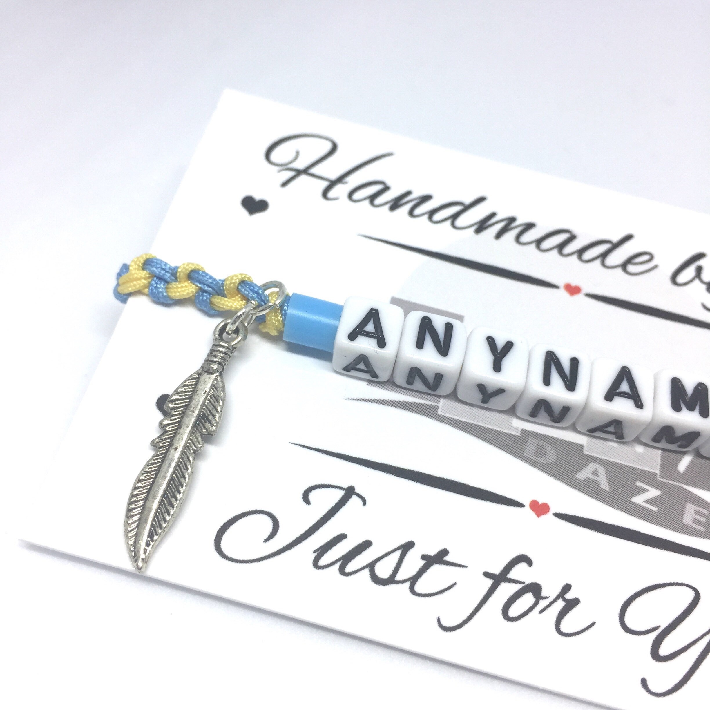 Personalised Feather Friendship 