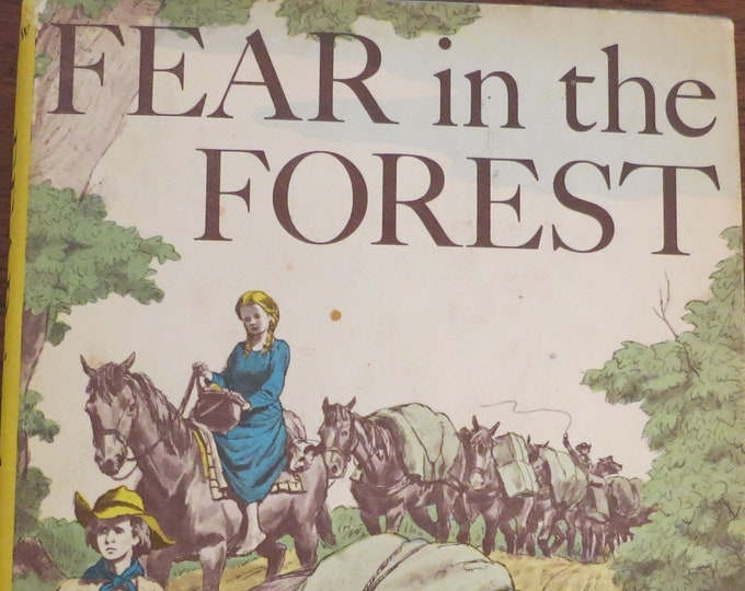 Vintage 1960 Fear in the Forest (Hardcover) by Cateau De Leeuw (Author), Leonard Vosburgh (Illustrator)