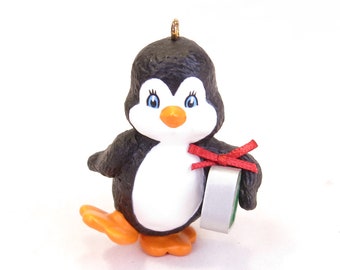 Hallmark Ornament 1986 Special Delivery Penguin QX4156