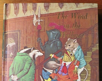 The Wind in the Willows Hardback Childrens Book, Kenneth Grahame 1979
