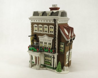 Department 56 Crown & Cricket Inn 1st Edition 1992 #57509 Christmas Dickens Village, Heritage Village Collection