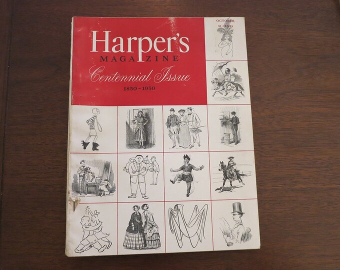 Vintage Harper's Magazine Centennial Issue (1850-1950) Paperback 1950