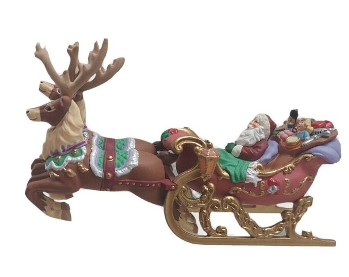 Santa's Magical Sleigh 1997 Hallmark Keepsake Ornament QX6672