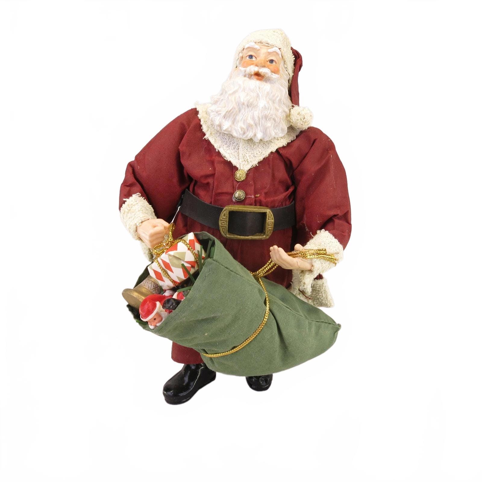 Fabric Mache Santa - Etsy