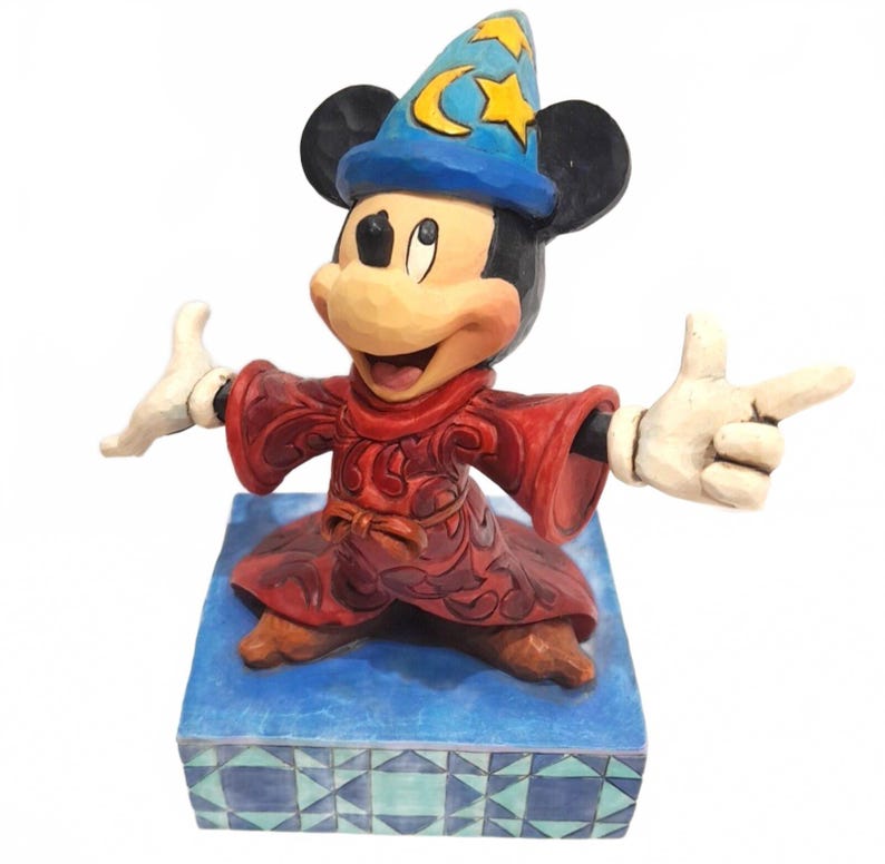 Jim Shore Disney Traditions Sorcerer’s Apprentice Mickey Mouse Figurine image 1
