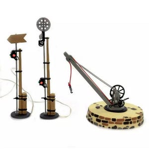 Department 56 Queensbridge Railroad Yard Accessories 58466 Village Dickens