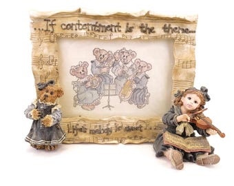 Boyds Yesterdays' Child Lindsey with Louise "The Recital" #27551 Picture Frame