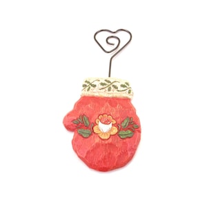 2003 Enesco Jim Shore Heartwood Creek Mitten Ornament 113470