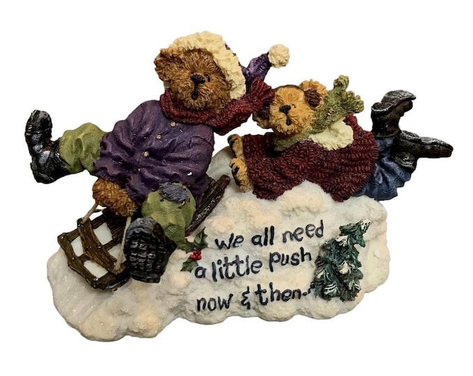 Boyds Bears And Friends Aspen & Tahoe Enjoy The Ride 228367 Vintage