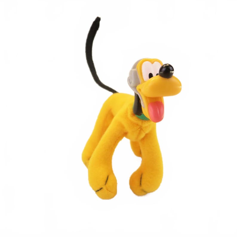 Peluche de la Casa del Ratón de Disney Pluto, Mickey Mouse Clubhouse, McDonald's, juguete de la Cajita Feliz imagen 2